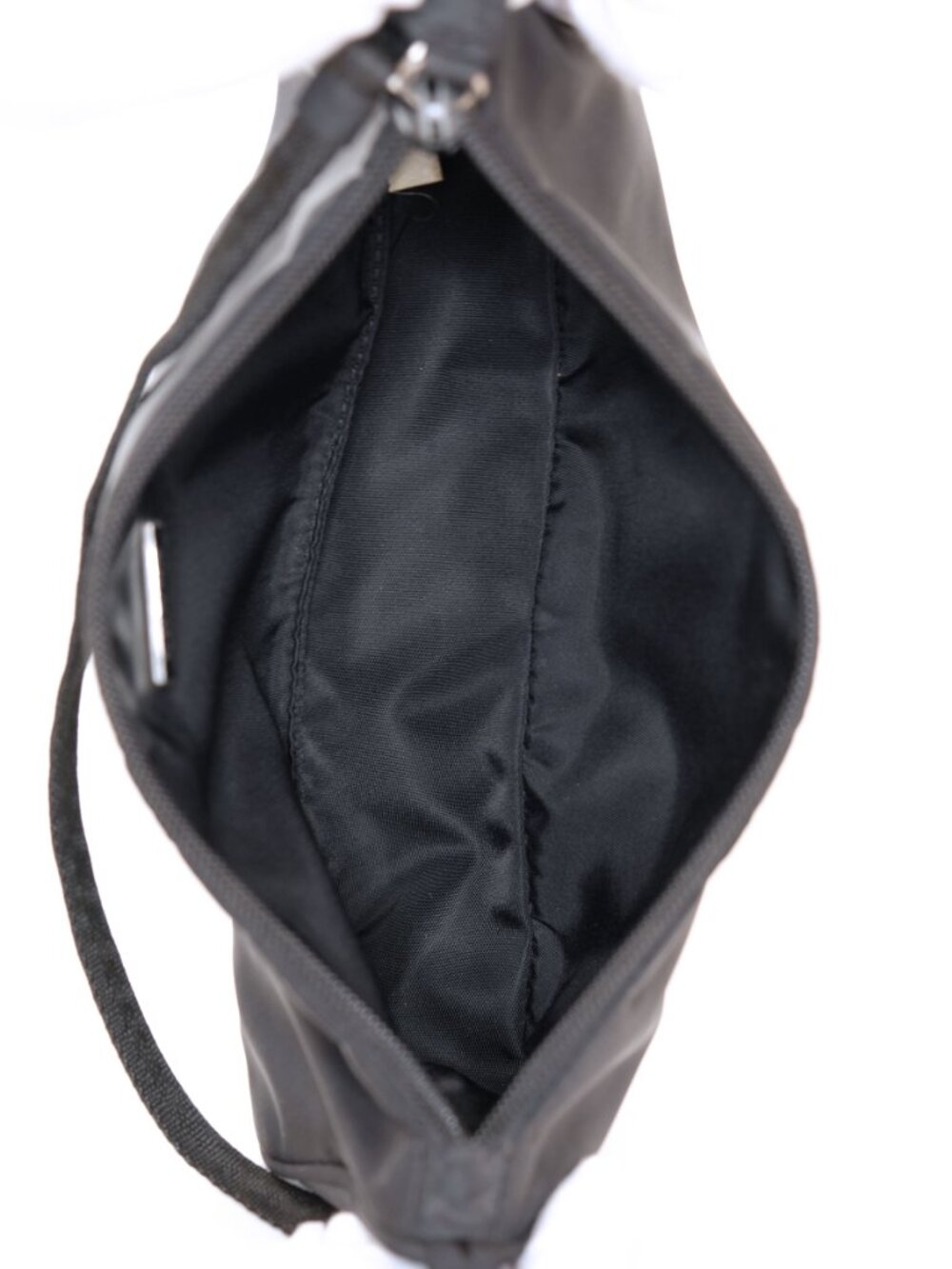 Prada Y2K Archival Tessuto Nylon Shoulder Bag, Baguette, Black - Picture 8 of 15